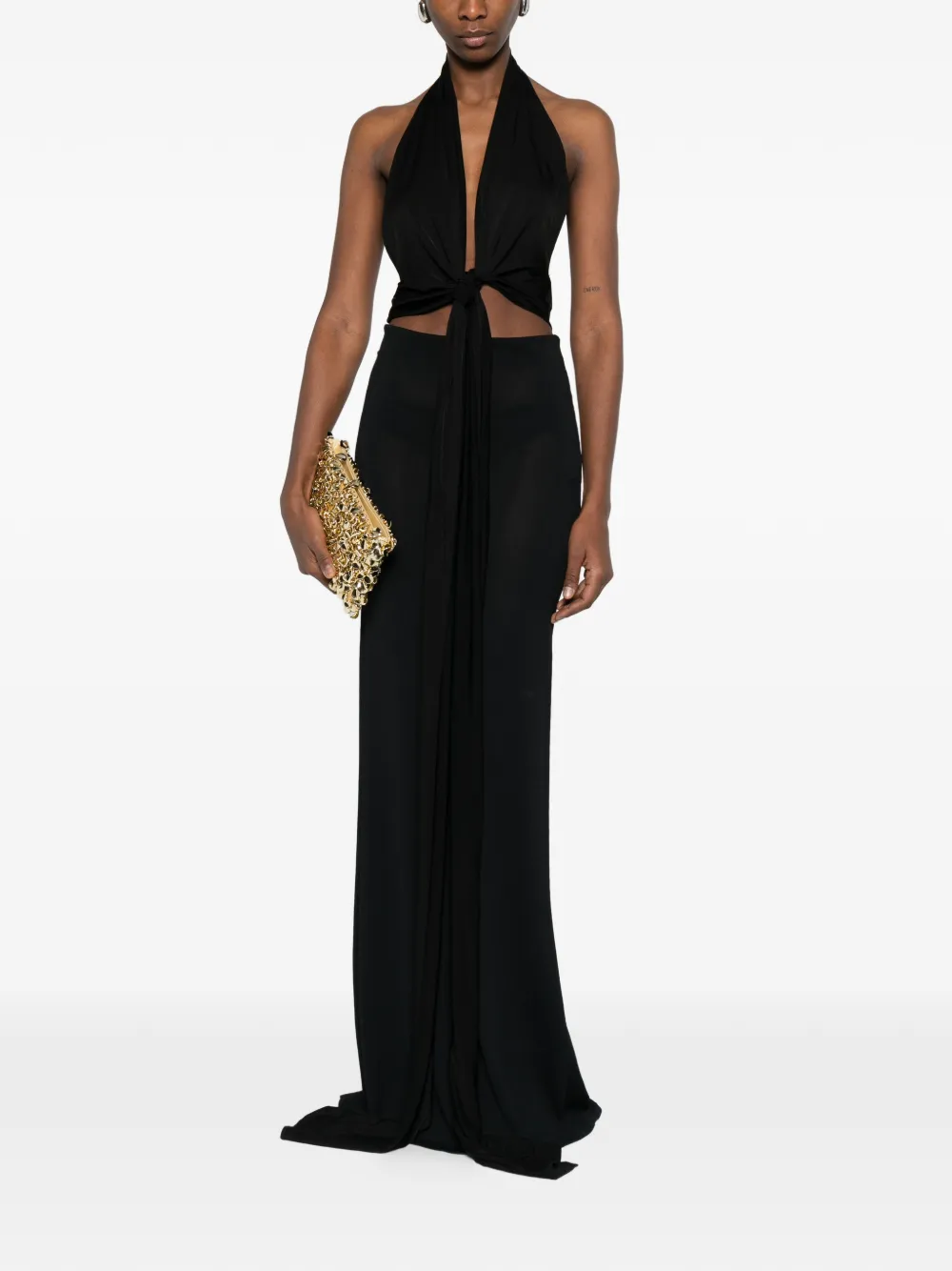  Aya Muse Aelir V-neck Top - Black 