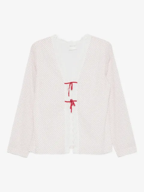 Posse Marlowe lace bows blouse
