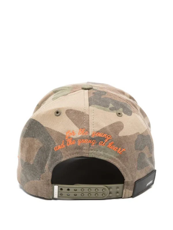 AMIRI MA Outline Camouflage Cap | Green | FARFETCH CY