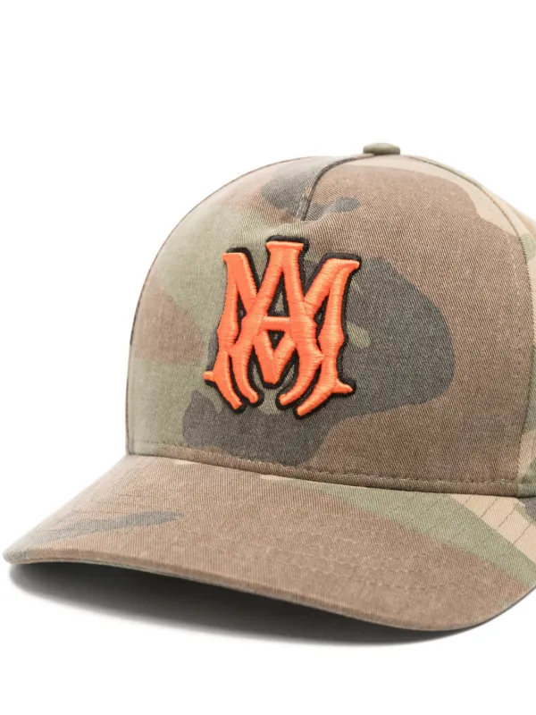 AMIRI MA Outline Camouflage Cap | Green | FARFETCH CY