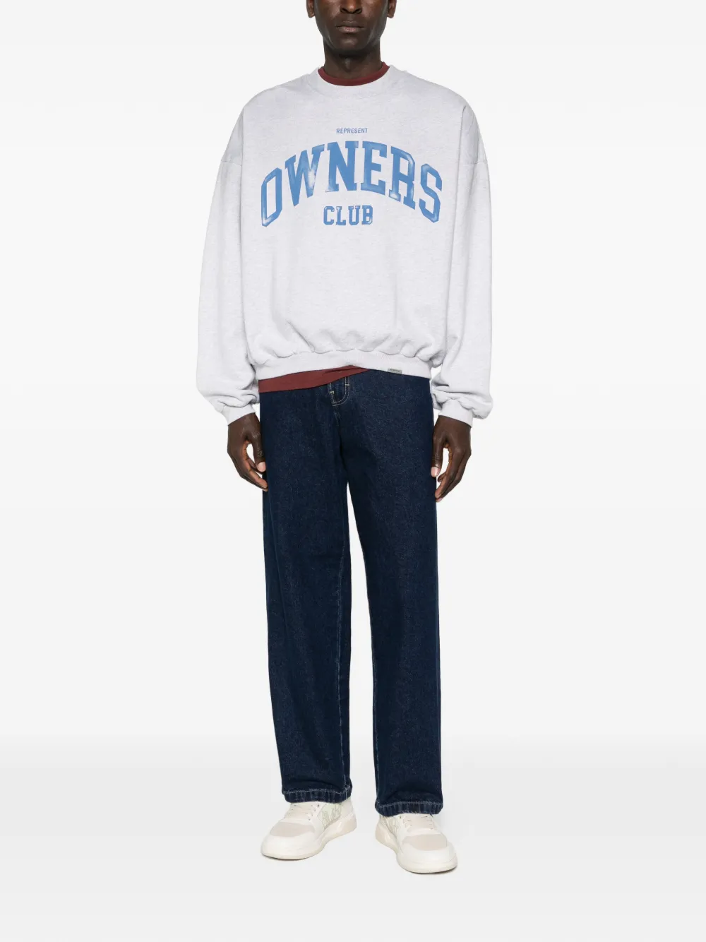 Represent graphic crew-neck sweatshirt - Grijs