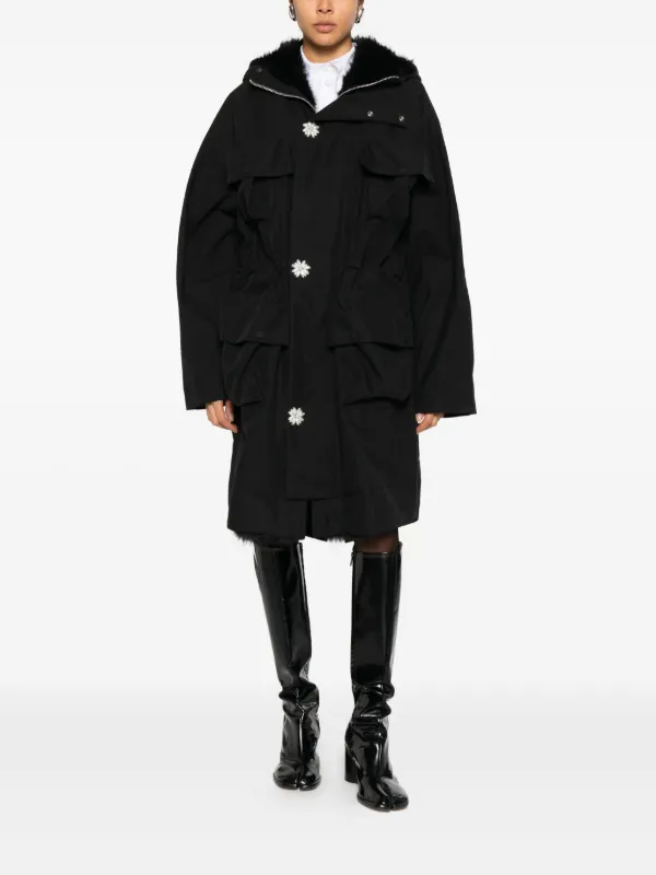 Simone Rocha パーカーコート | ブラック | FARFETCH JP