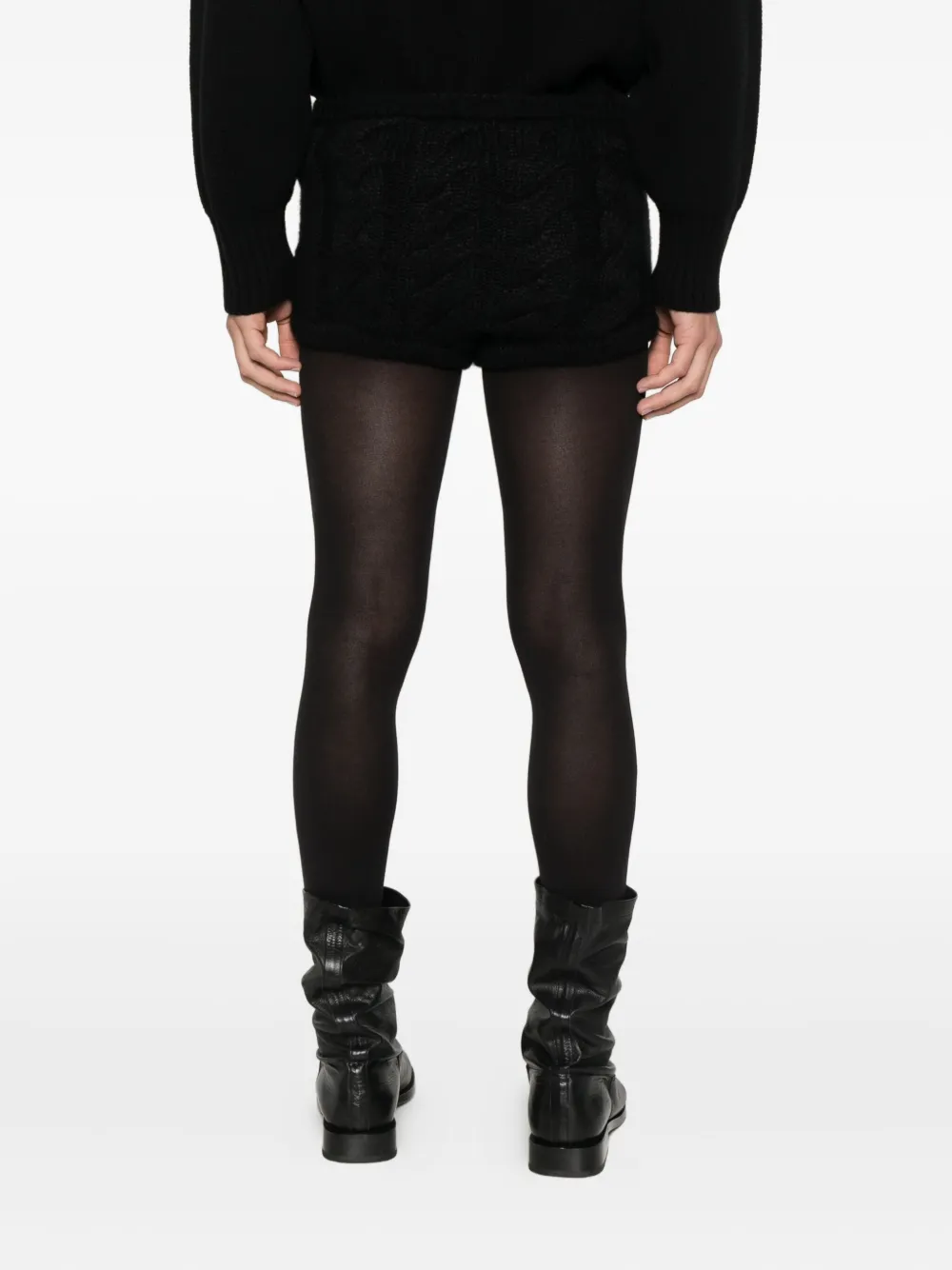 Simone Rocha Verfraaide shorts Zwart