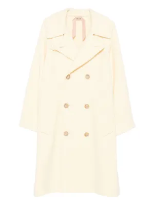 Valentino Garavani Drill Double Coat | White | FARFETCH Valentino Garavani Drill Double Coat | White | FARFETCH