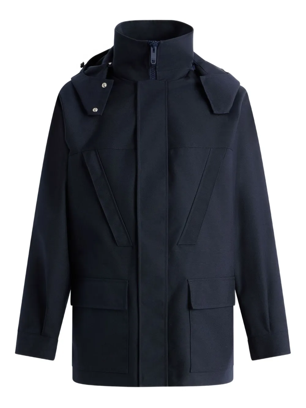 Bally parka con capucha removible | azul | Image 1