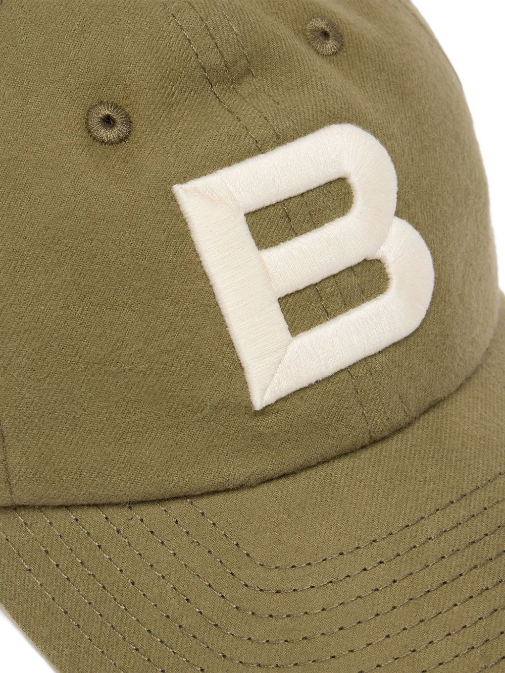 Bally Honkbalpet met geborduurd logo Groen