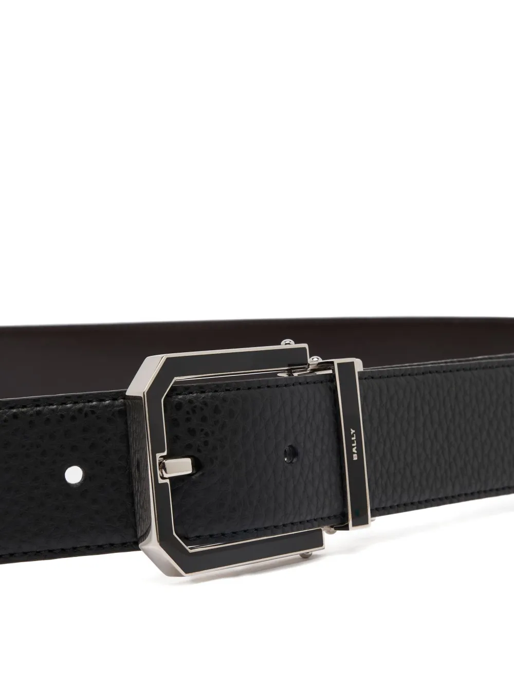 Bally Beryl Adjustable Reversible Belt In Black