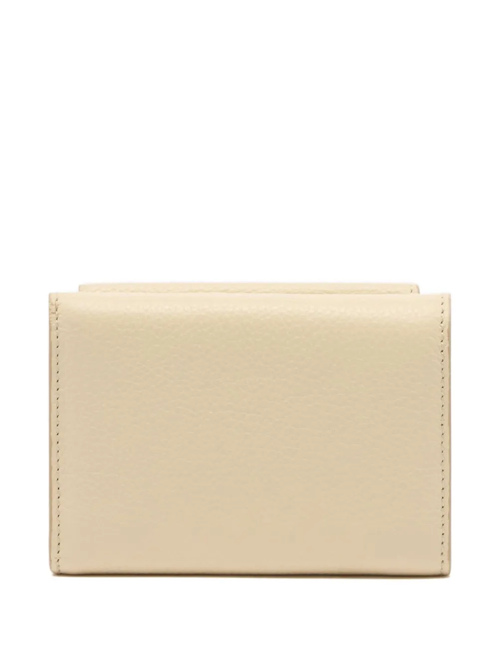 Bally Lock Me portemonnee van bewerkt leer - Beige