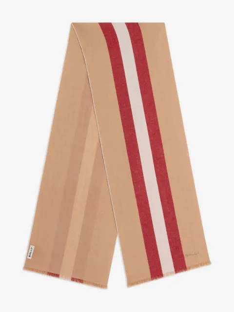Bally ribbon wool scarf