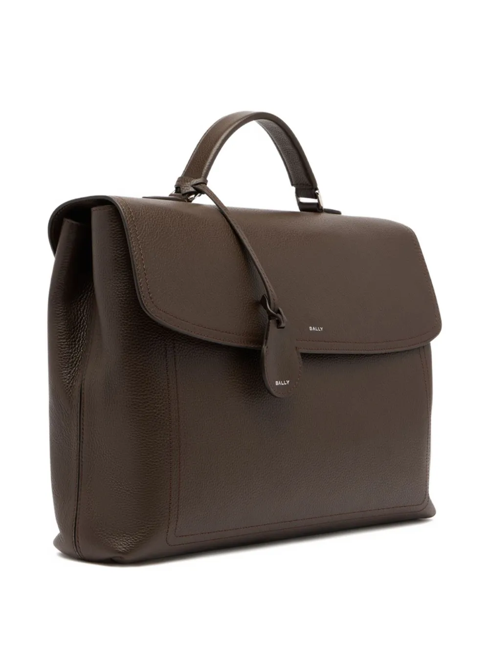 Bally Capitol leren aktetas Bruin