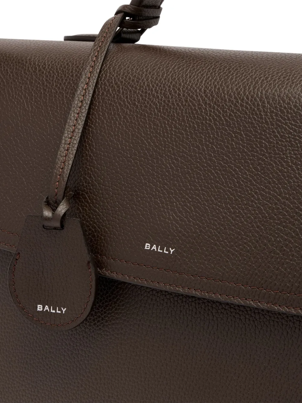 Bally Capitol leren aktetas Bruin