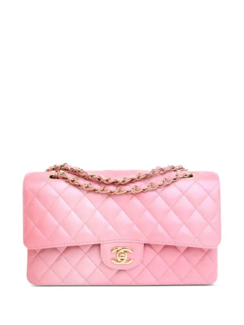 CHANEL Pre-Owned 2021-2025 Medium Classic Iridescent Lambskin Double Flap shoulder bag