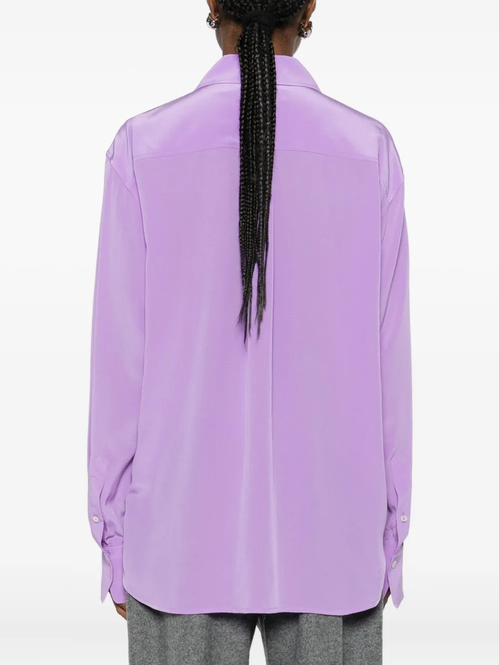 Victoria Beckham Button-down Shirt In Purple