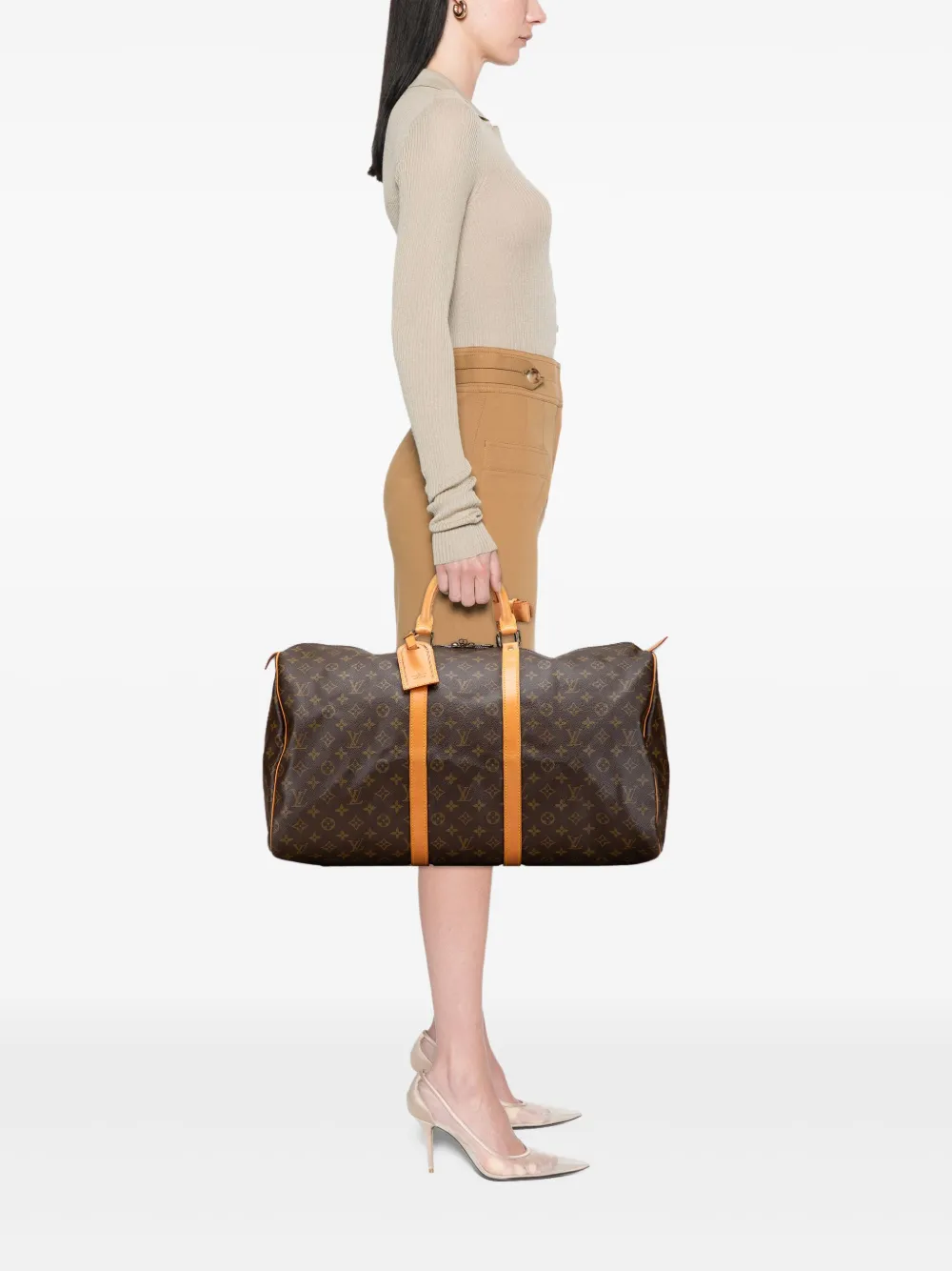 Louis Vuitton Pre-Owned bolsa de viaje Keepall 55 con Monogram 1986 | Estilos de archivo | Image 2