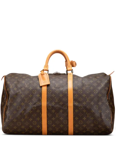 Louis Vuitton Pre-Owned bolsa de viaje Keepall 55 con Monogram 1986