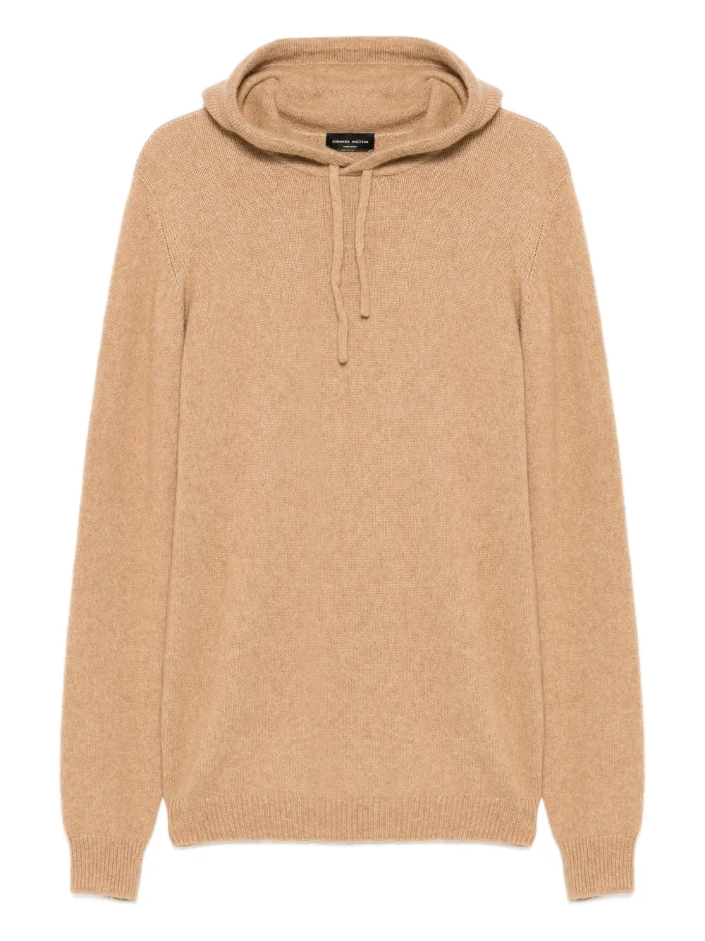 Roberto Collina knitted hoodie - Brown