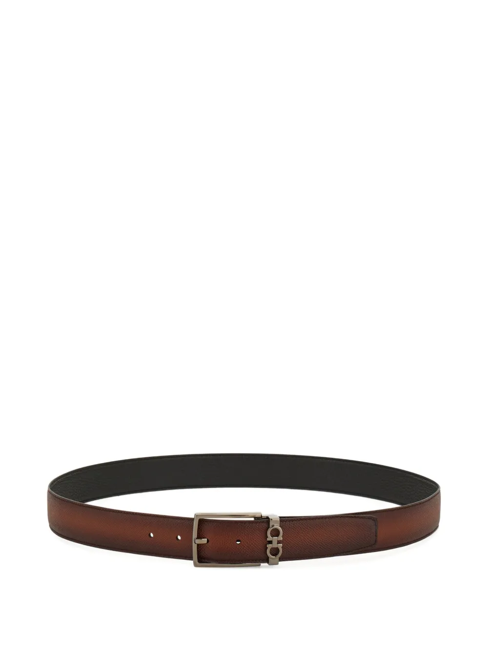 Ferragamo Gancini reversible belt - Brown