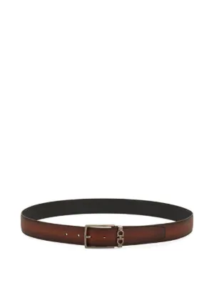 Ferragamo ガンチーニ リバーシブル ベルト | ブラウン | FARFETCH JP