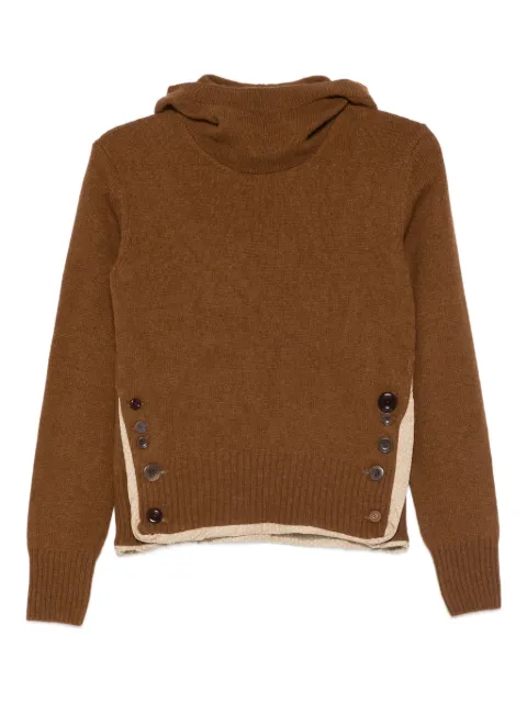 Undercover contrasting-trim jumper