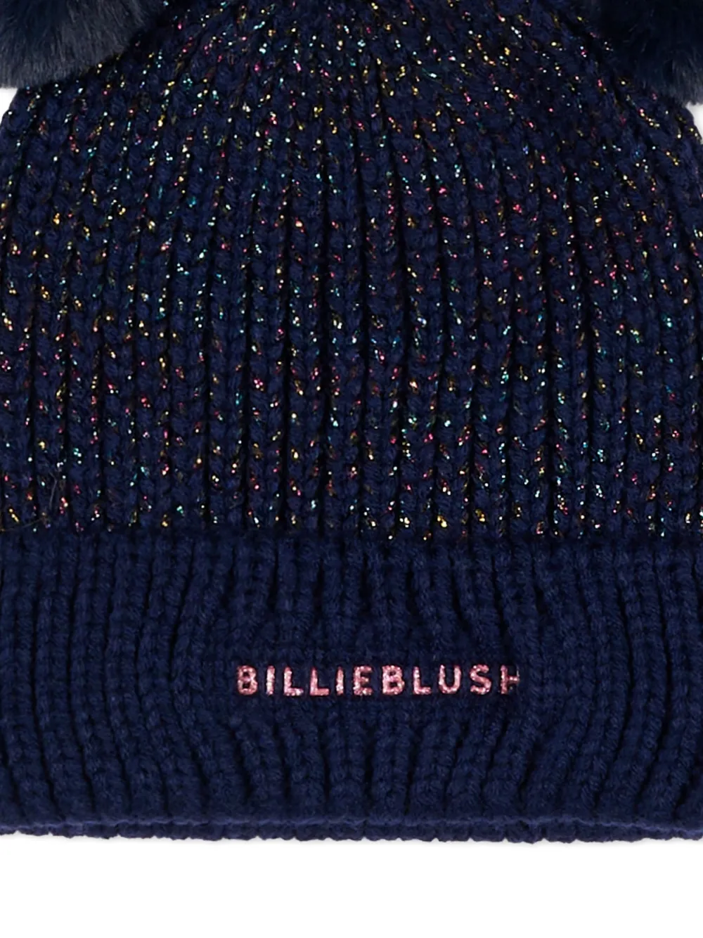 Billieblush Pom-pom Beanie Hat In Blue