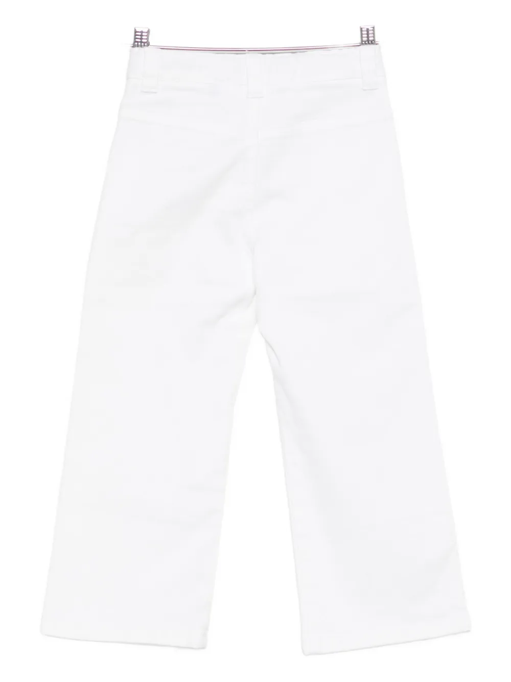Aspesi Patch-pocket Trousers In White