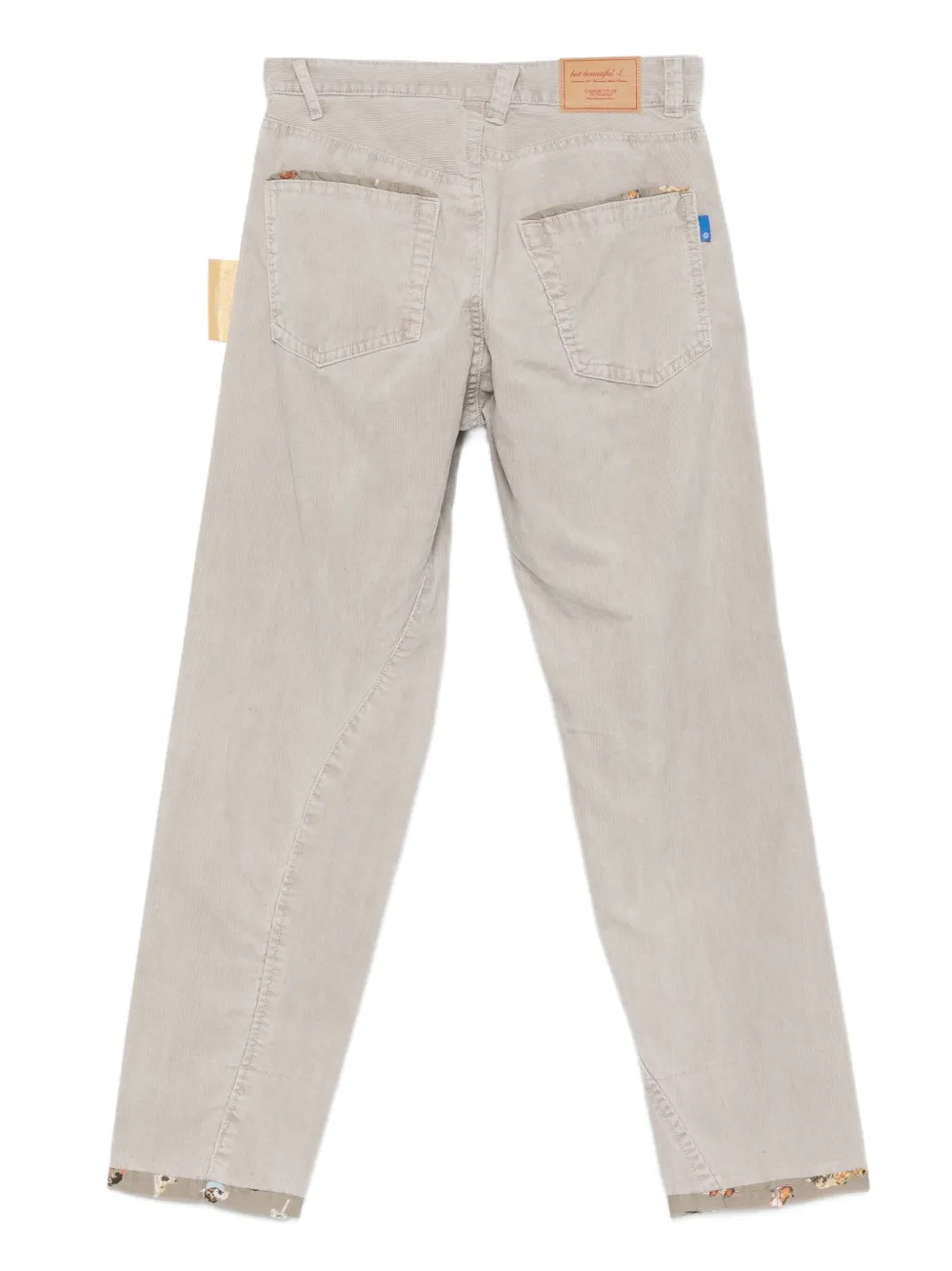 Undercover Broek met bloemenprint Grijs