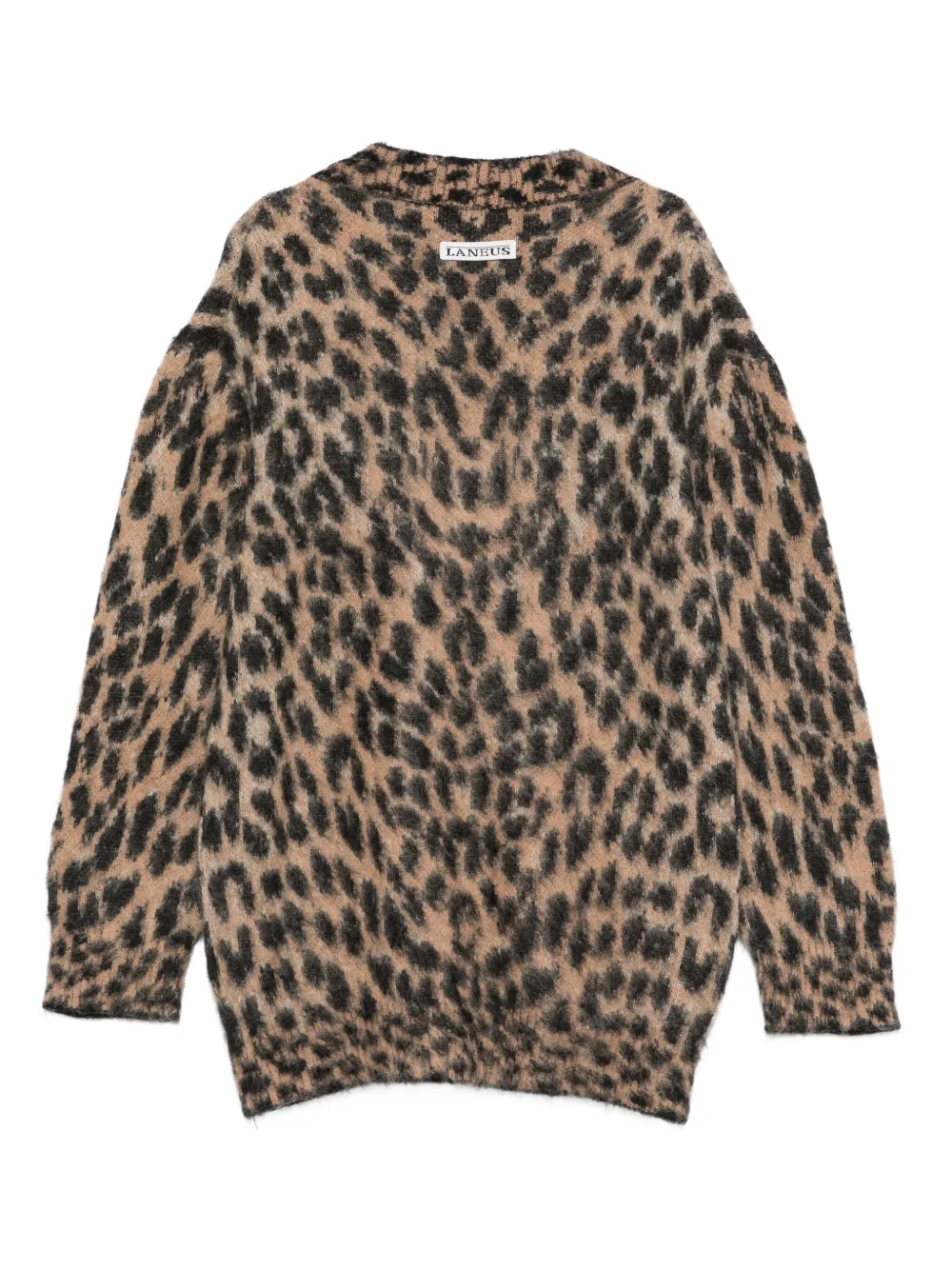 LANEUS KID leopard-print cardigan | Girls Cardigans | Image 2
