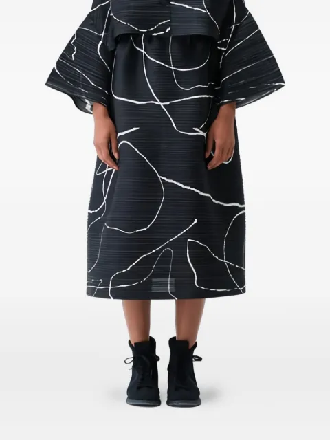 Pleats Please Issey Miyake falda midi Pause