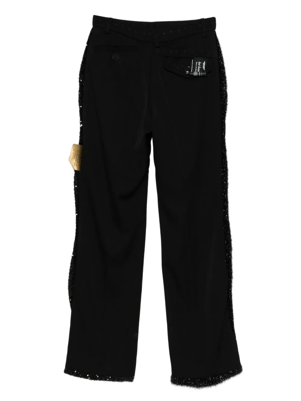 Undercover Broek verfraaid met glitters Zwart