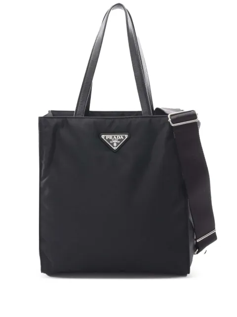 Prada Pre-Owned bolsa satchel Re Nylon Tote 2013-2025