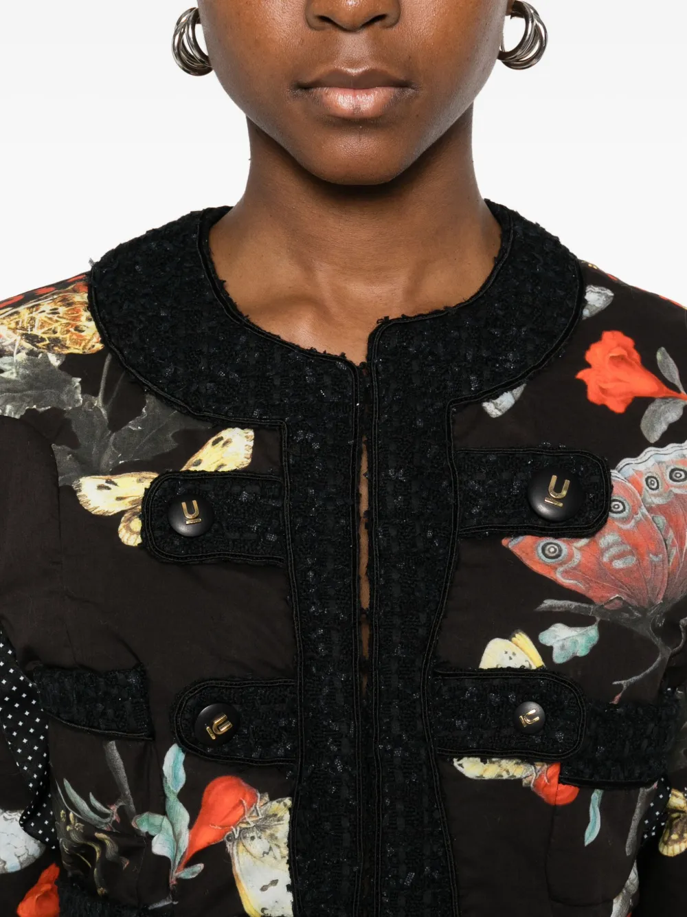 Undercover Panelled Jacket In Black