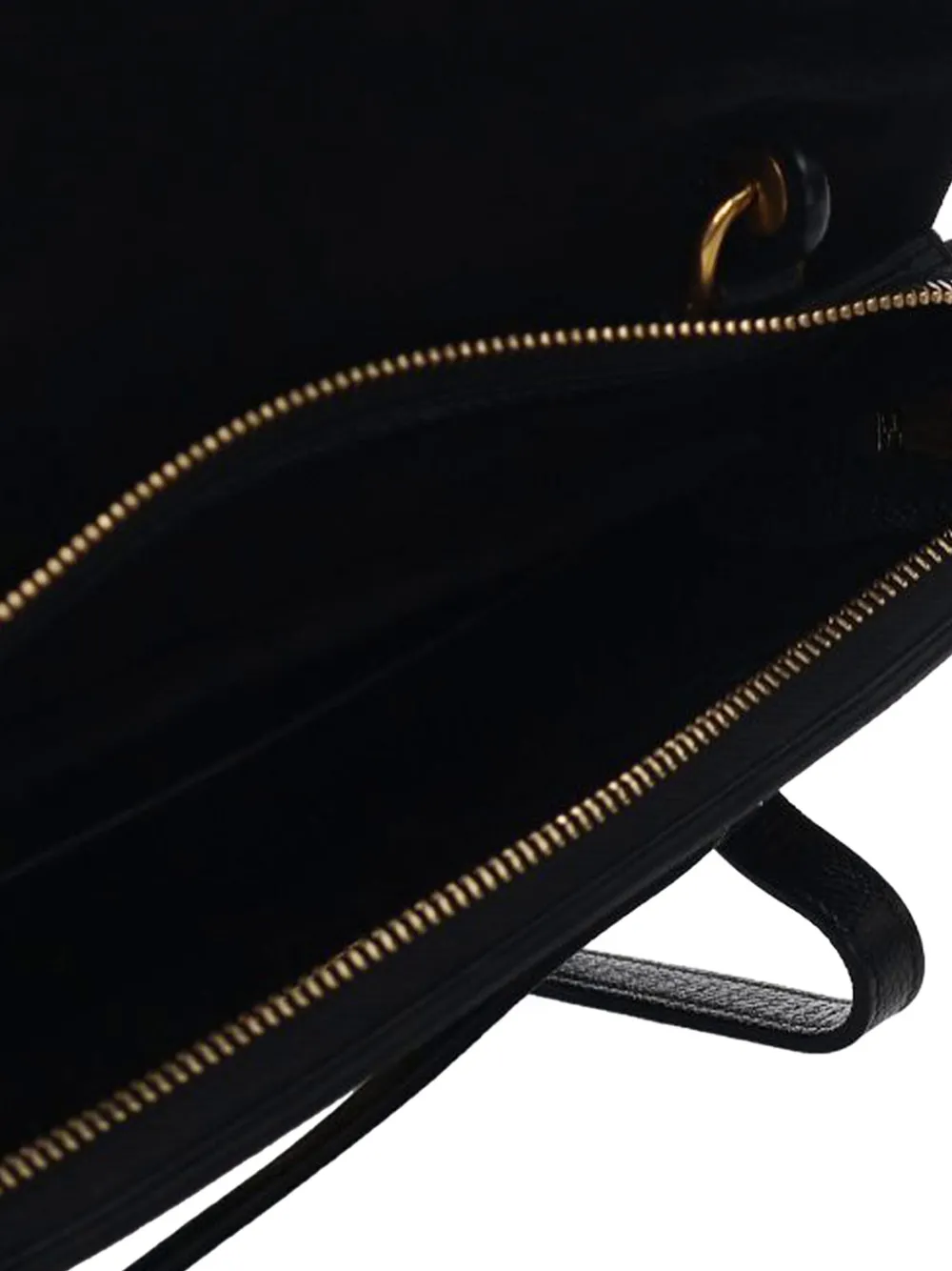 Pre-owned Celine 2010-2025 Micro Grained Calfskin Belt Bag Satchel In Black