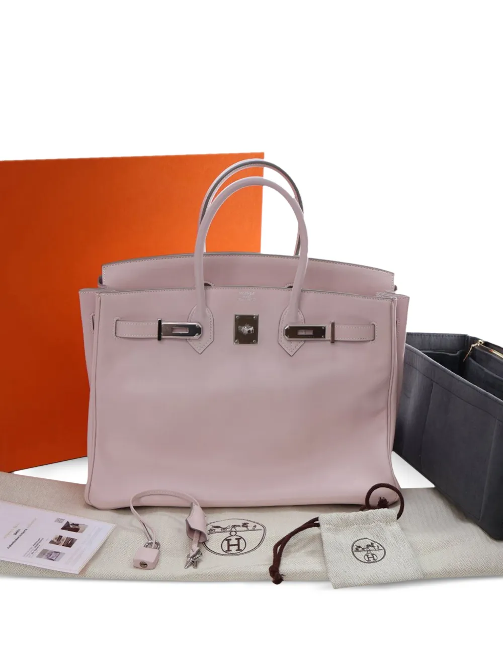 Hermès Pre-Owned 2009 Swift Birkin Retourne 35 handbag | Pre-Owned | Image 2