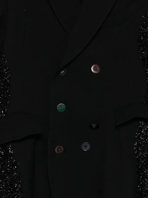 Undercover double-breasted Coat | Black | FARFETCH GE