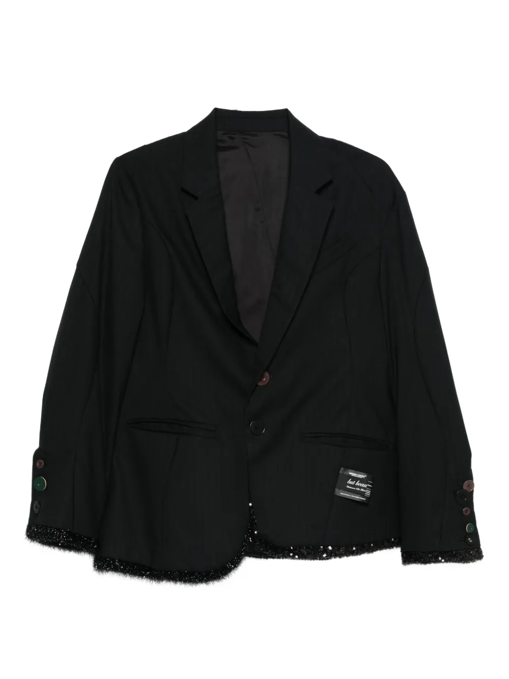 Undercover sequin-embellished blazer | Black | Image 1
