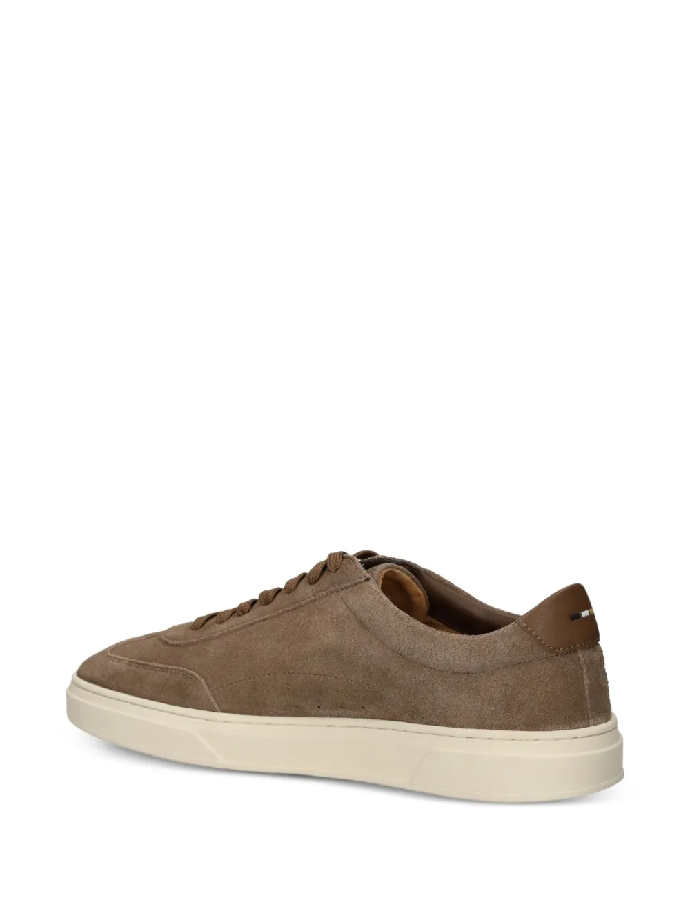 BOSS Sneakers met suède vlakken Bruin