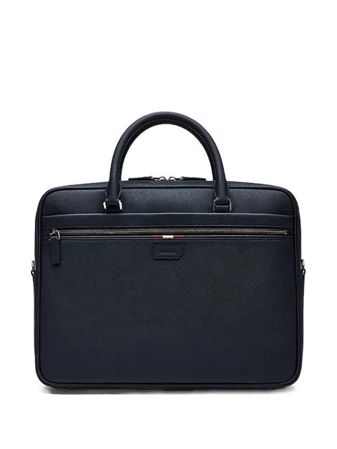 Bally porte-documents en cuir à ruban