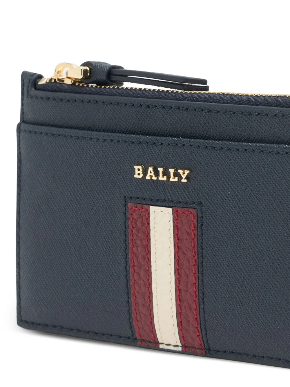 Bally Portemonnee met logo-reliëf Blauw