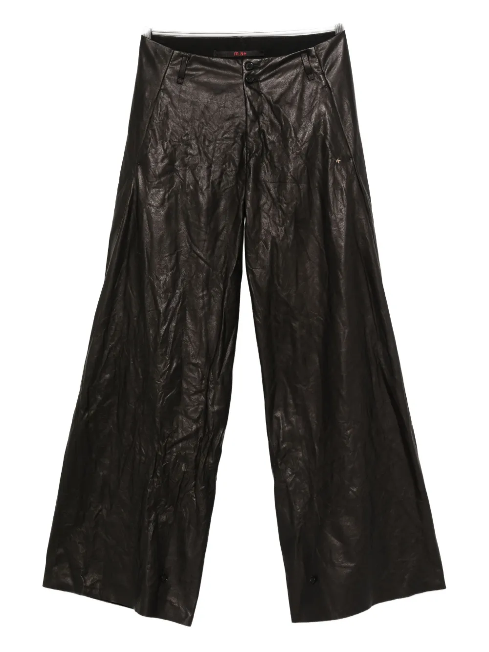 Ma+ leather trouseres | Black | Image 1
