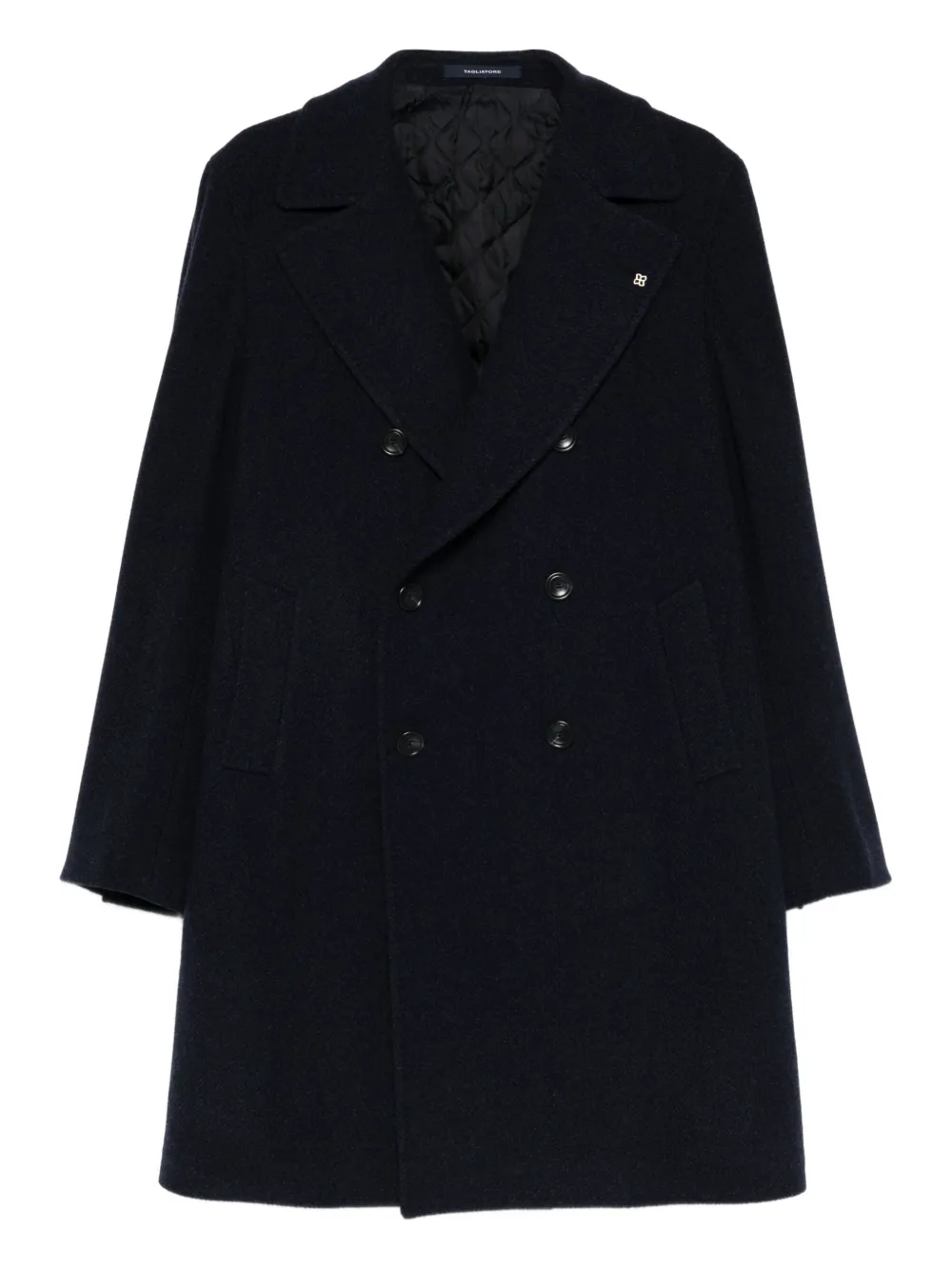 Tagliatore double-breasted wool coat | Blue | Image 1