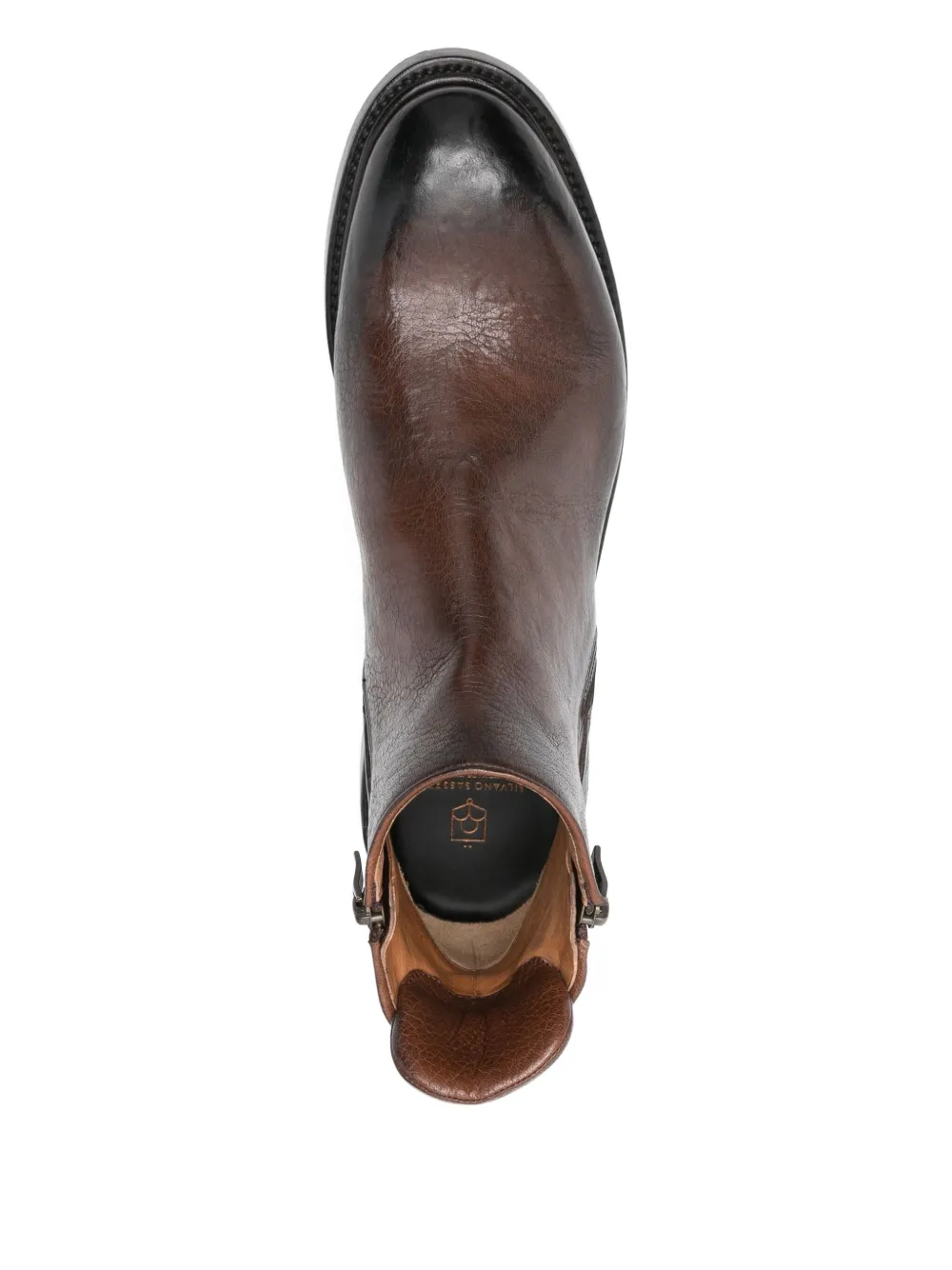 Silvano Sassetti leather ankle boots Bruin