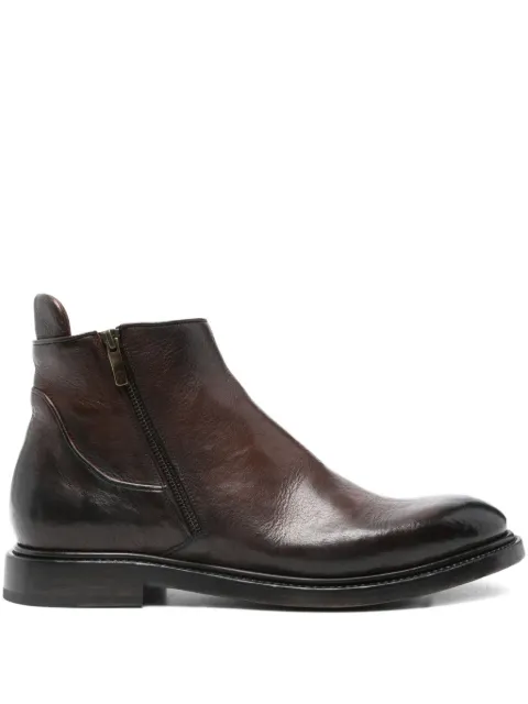 Silvano Sassetti leather ankle boots