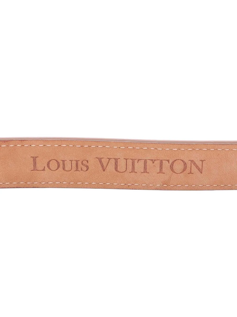 Louis Vuitton Pre-Owned 2012 Leather Spike belt | Men | Image 2