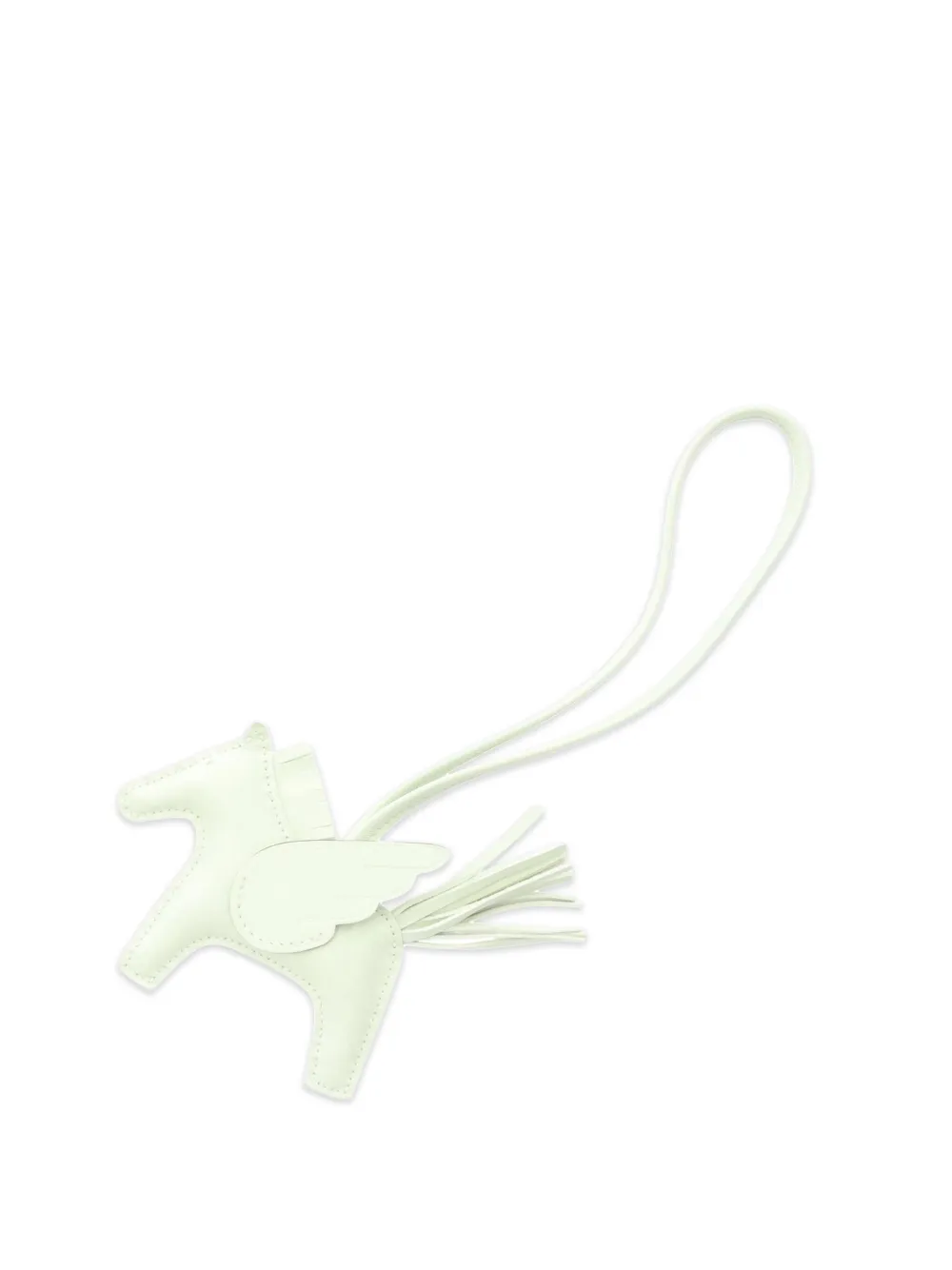 Hermès Pre-Owned 2023 Milo Lambskin and Swift Grigri Rodeo Pegase Bag Charm PM | Green | Image 1