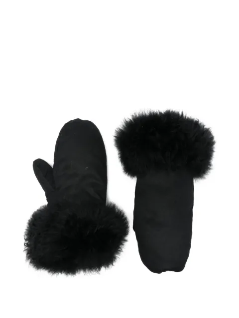 Liska fur trim gloves