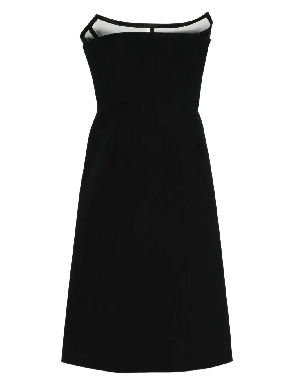 Blumarine strapless midi dress | Black | Image 1