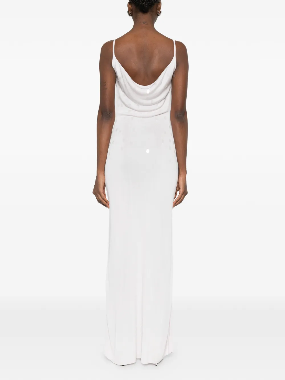 Aya Muse Lila strapless maxi-jurk Roze