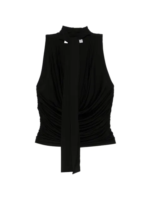Aya Muse self-tie draped top
