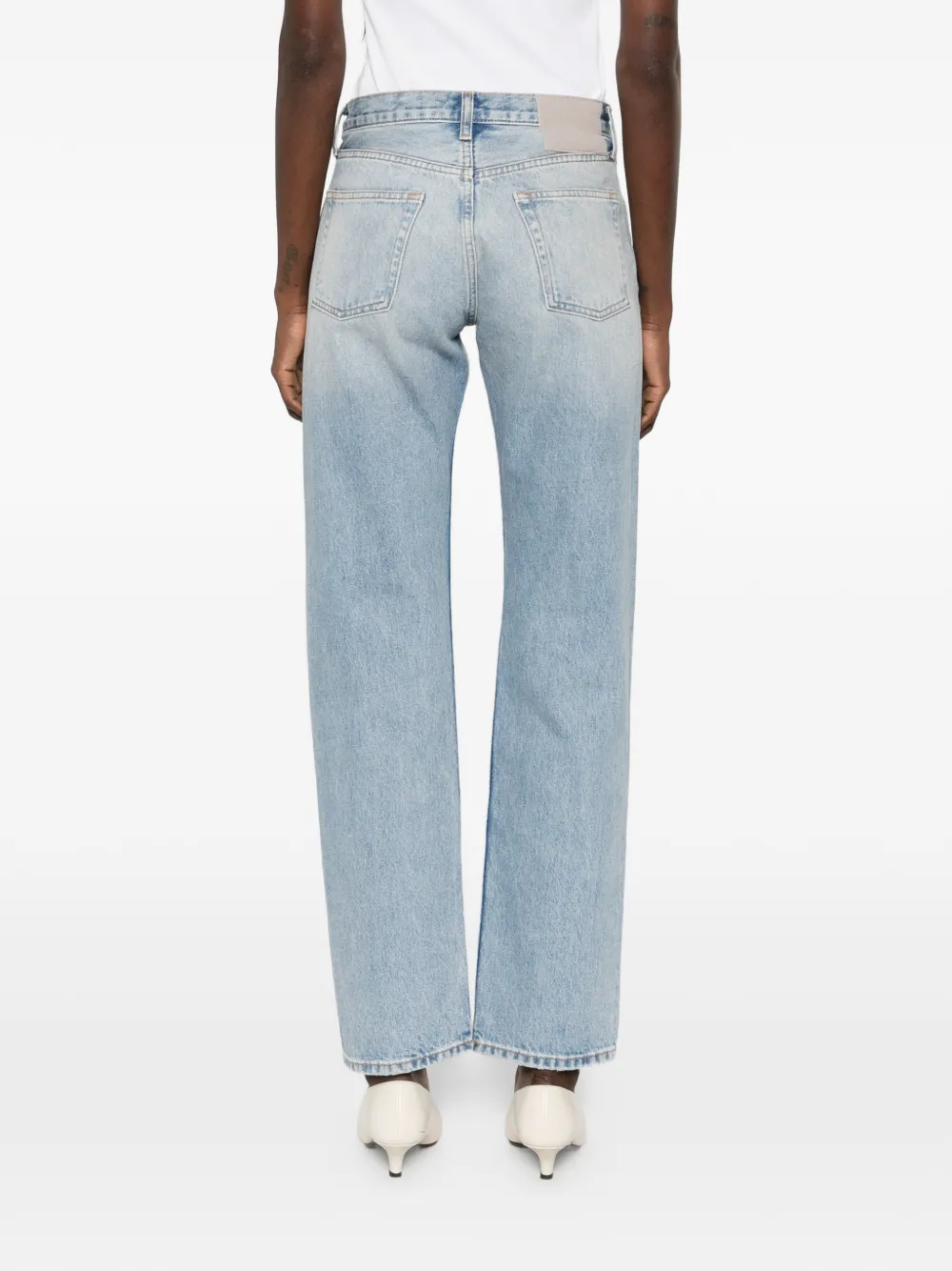 Aya Muse Straight jeans Blauw