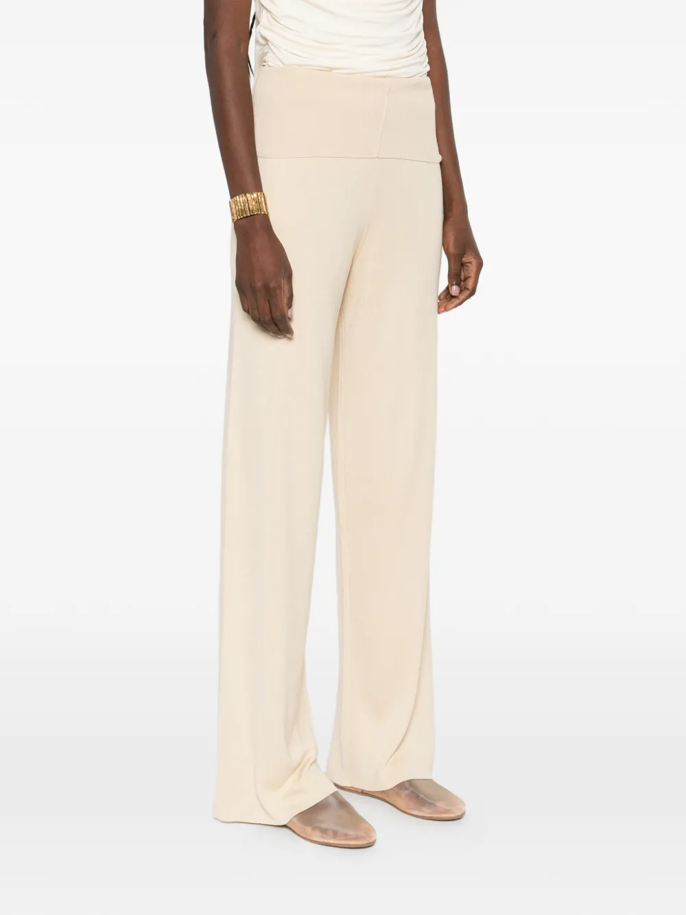  Aya Muse Wide-leg Trousers - Neutrals 